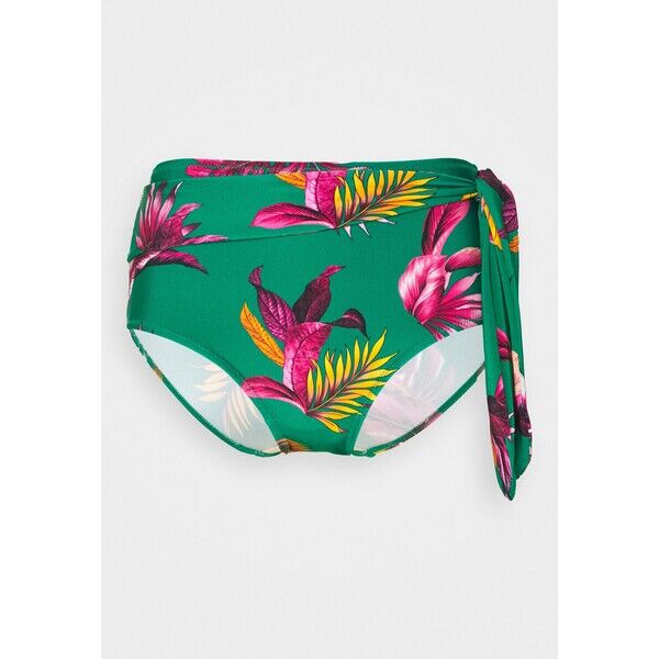 Pour Moi PARADISO BELTED HIGH WAISTED CONTROL BRIEF Dół od bikini green POJ81I018