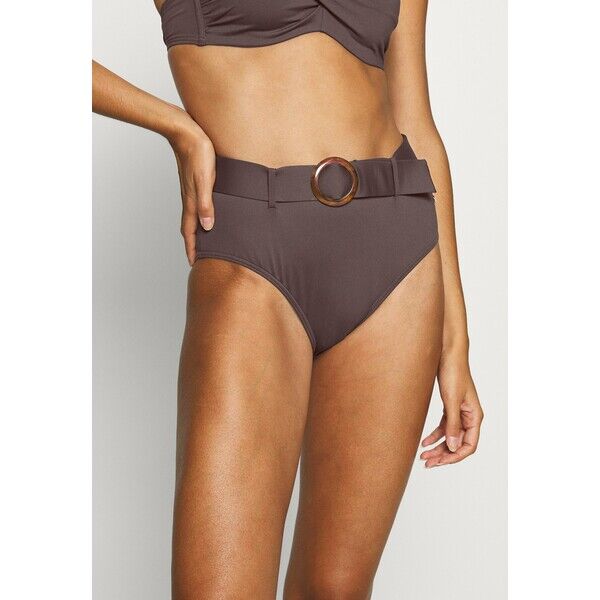 s.Oliver PANT HIGHWAIST Dół od bikini brown SO281I00Z