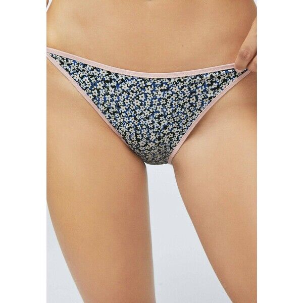 OYSHO DITSY FLORAL Dół od bikini blue OY181I0EI