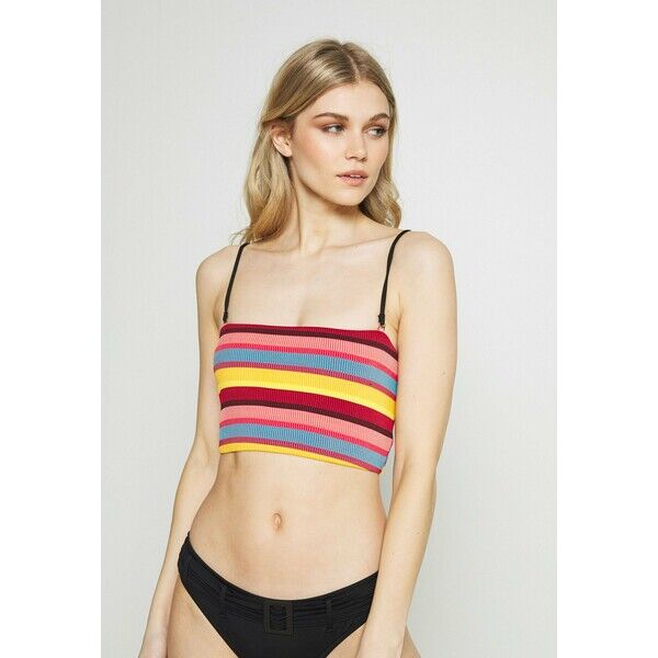 Seafolly BAJA STRIPE LONGLINE TUBE Góra od bikini saffron S1981J06O