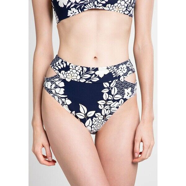 Vince Camuto ZEN GARDEN HIGH WAIST Dół od bikini deep sea VC281I004