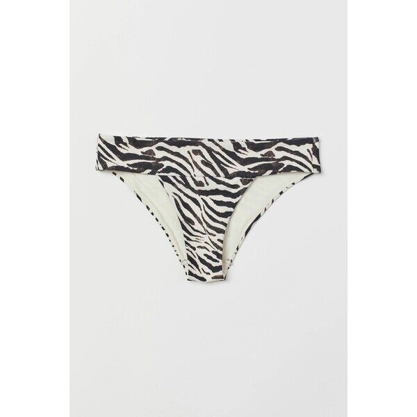 H&M Dół od kostiumu 0688537012 Czarny/Zeberka