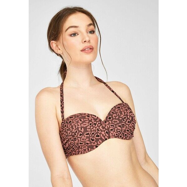 Next PINK ANIMAL Góra od bikini brown NX381J03F