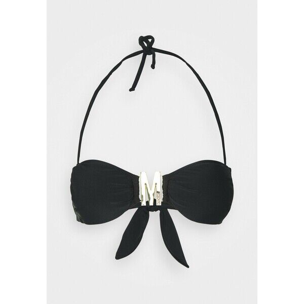 MOSCHINO SWIM BANDEAU BRA Góra od bikini black M0581J00H