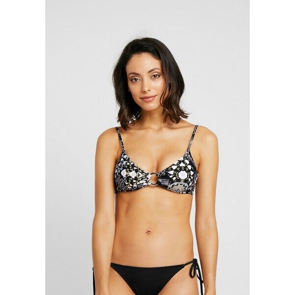 Seafolly RING FRONT BRALETTE Góra od bikini black S1981J05U