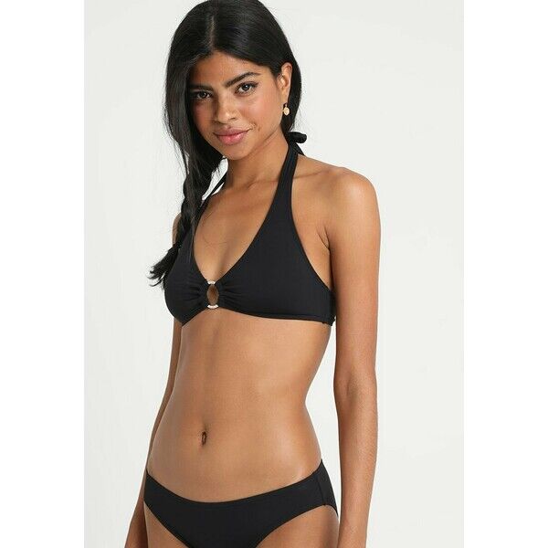 MICHAEL Michael Kors ICONIC SOLIDS HALTER Góra od bikini black MK181J00E