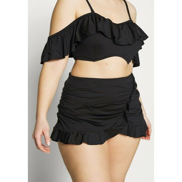 City Chic RHODES BIKINI SKIRT Akcesoria plażowe black CIA81H00K