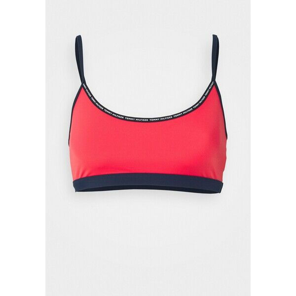 Tommy Hilfiger TAPE BRALETTE Góra od bikini radiant carmine TO181J020