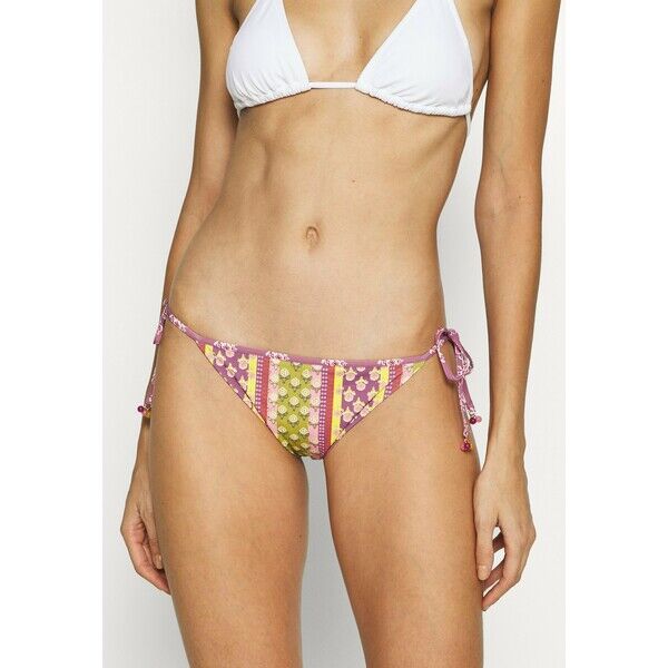 Women Secret SIDE BRIEF REVERSIBLE Dół od bikini aubergine WS581I00S