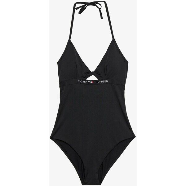 Tommy Hilfiger CORE SOLID LOGO ONE PIECE Kostium kąpielowy black TO181G00H