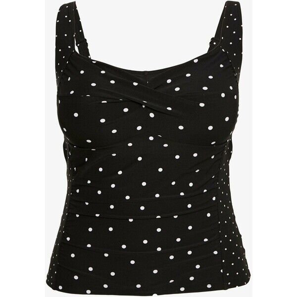 Evans SPOT TANKINI Góra od bikini black EW281J00F