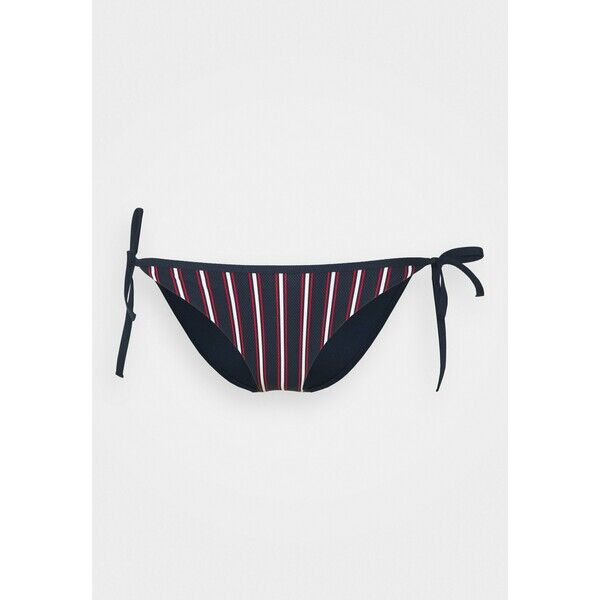 Tommy Hilfiger STRIPES SIDE TIE Dół od bikini dark blue TO181I02R