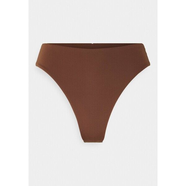 Seafolly ACTIVE HIGH WAISTED WIDE SIDE PANT Dół od bikini chocolate S1981I063