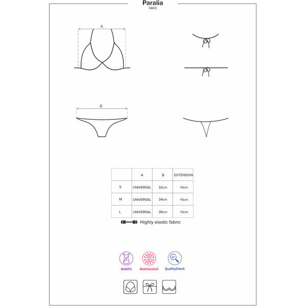 Obsessive Koralowe bikini Paralia