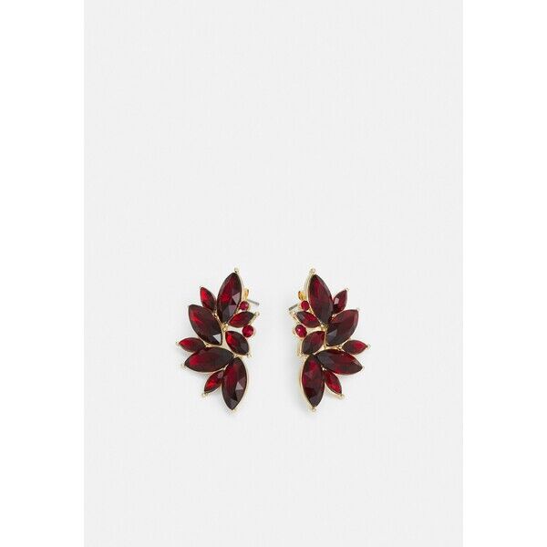 Pieces PCSARAFIA EARRINGS Kolczyki gold-coloured/red PE351L0VI