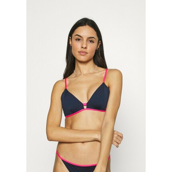 Tommy Hilfiger POP TRIANGLE FIXED Góra od bikini desert sky TO181J025