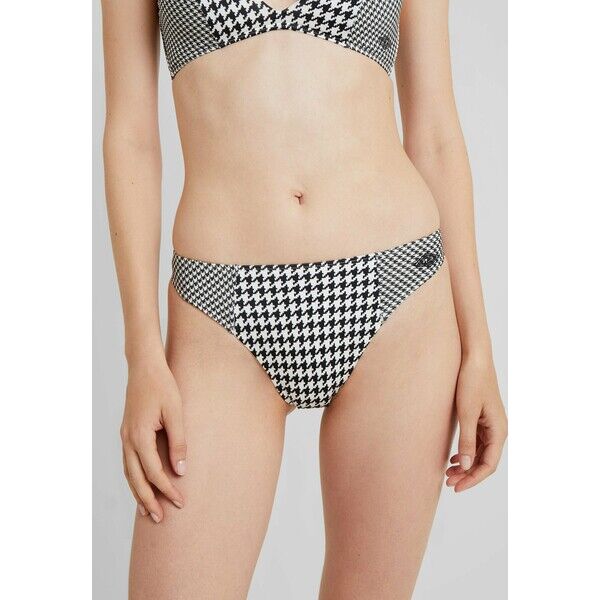 Tommy Hilfiger HIGHLEG CHECK Dół od bikini black/white TO181I01P