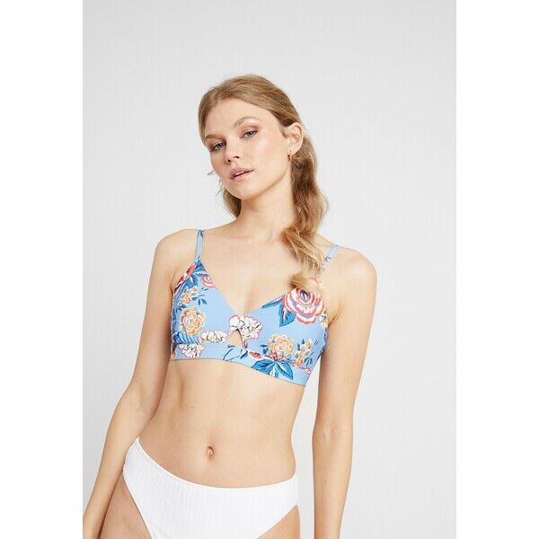 Seafolly VEDA BLOOMS HYBRID BRALETTE Góra od bikini chambray S1981J05Y