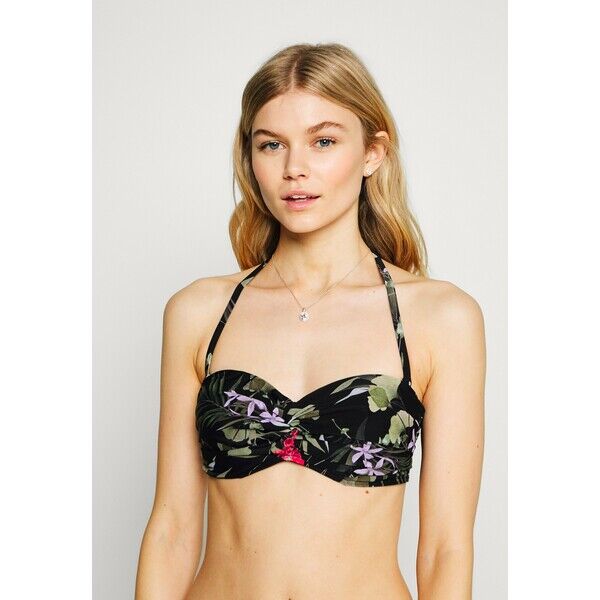 Ted Baker HIGHLAND TWISTED Góra od bikini black TE481J00W