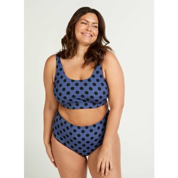 Zizzi Dół od bikini blue Z1781I018