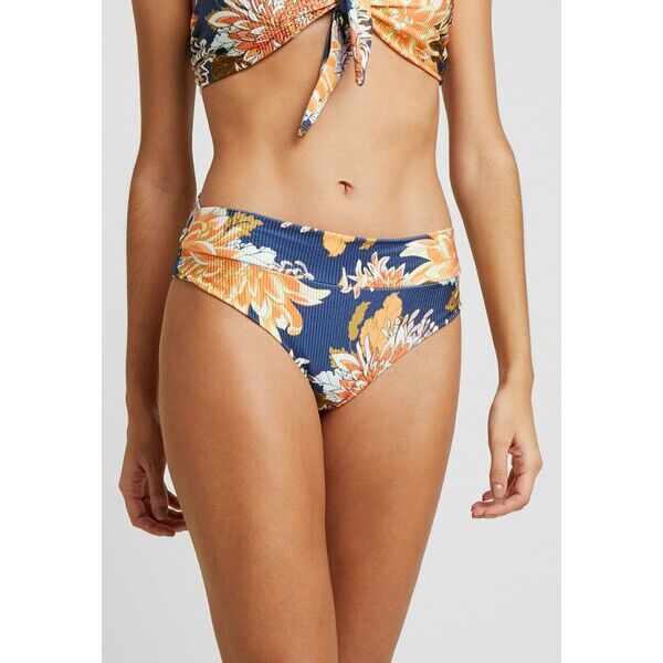 Rip Curl SUNSETTERS FLORAL Dół od bikini dark blue RI781I023