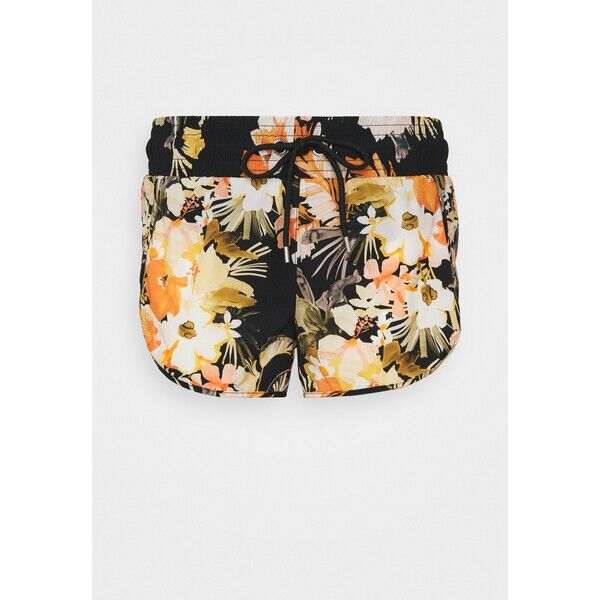 Seafolly BORA BORA FLORA BOARDSHORT Szorty kąpielowe black S1981I06S