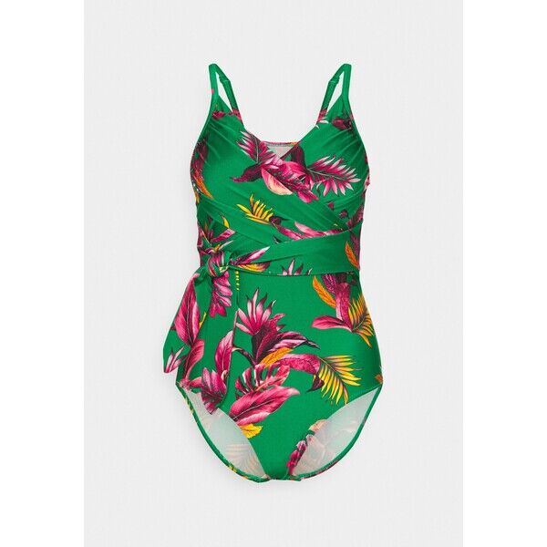 Pour Moi PARADISO CONTROL SWIMSUIT Kostium kąpielowy green POJ81G00M