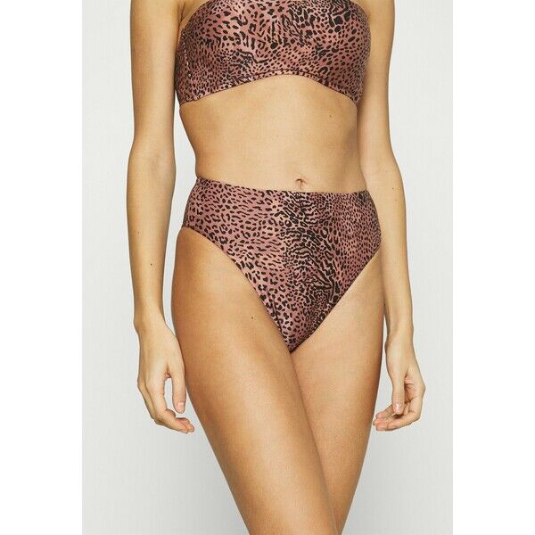 Seafolly WILD ONES HI RISE Dół od bikini bronze S1981I06T
