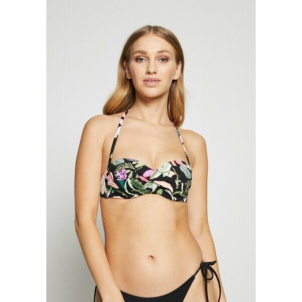 s.Oliver WIRE BANDEAU Góra od bikini black SO281J00X
