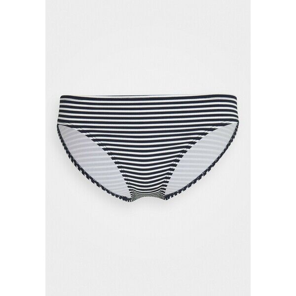 Lauren Ralph Lauren TEXTURED STRIPE HIPSTER Dół od bikini navy L4281I00D