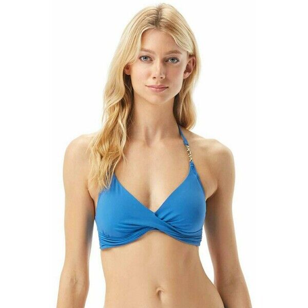 MICHAEL Michael Kors Góra od bikini vintage blue MK181J014