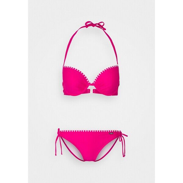 Buffalo PUSH UP SET Bikini pink BU381L003