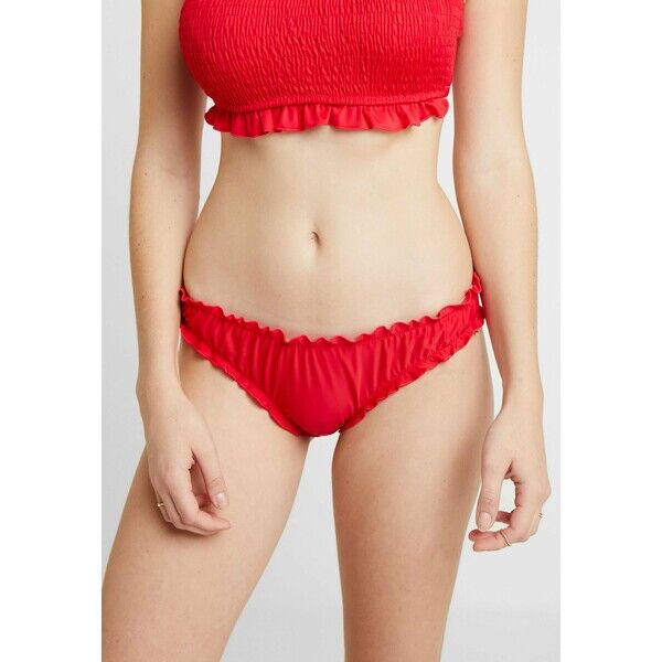 Pour Moi FREE SPIRIT FRILL BRIEF Dół od bikini red POJ81I00Z