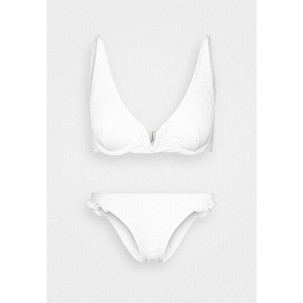 Cotton On Body HALF WIRE BRA REFINED BRAZILIAN SET Bikini white broiderie C1R81L00R