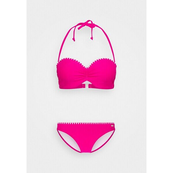 Buffalo WIRE BANDEAU SET Bikini pink BU381L012