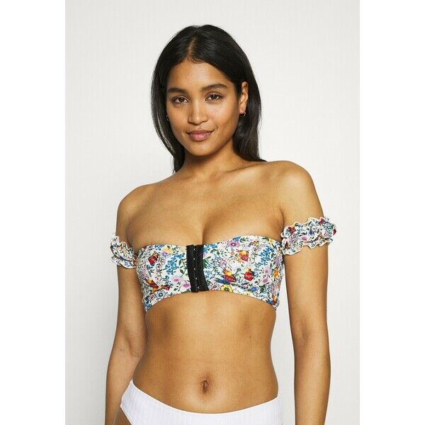 Topshop IDOL DISTY MILKMAID BARDOT Góra od bikini multi TP781J01X