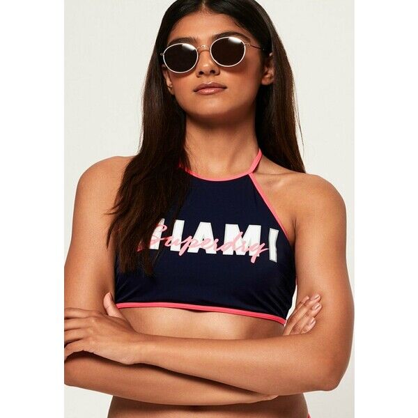 Superdry Góra od bikini navy SU281J019