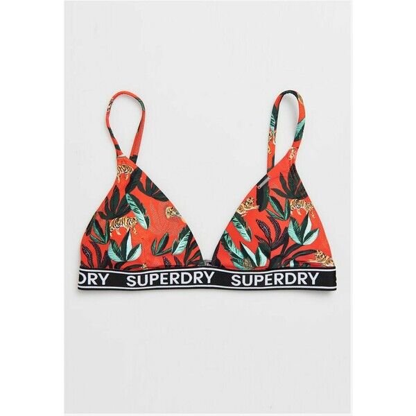Superdry JUNGLE Góra od bikini red aop SU281J013