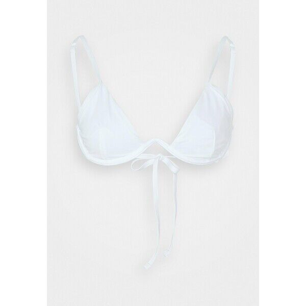 Missguided PLAIN UNDERWIRE U BIKINI TOP AND HIGH LEG BOOMERANG BOTTOMS Bikini white M0Q81L02Q