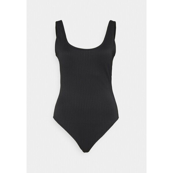 Cotton On Body WIDE STRAP ONE PIECE CHEEKY Kostium kąpielowy black C1R81G009