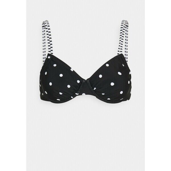 s.Oliver WIRE AUDREY Góra od bikini black/white SO281J019