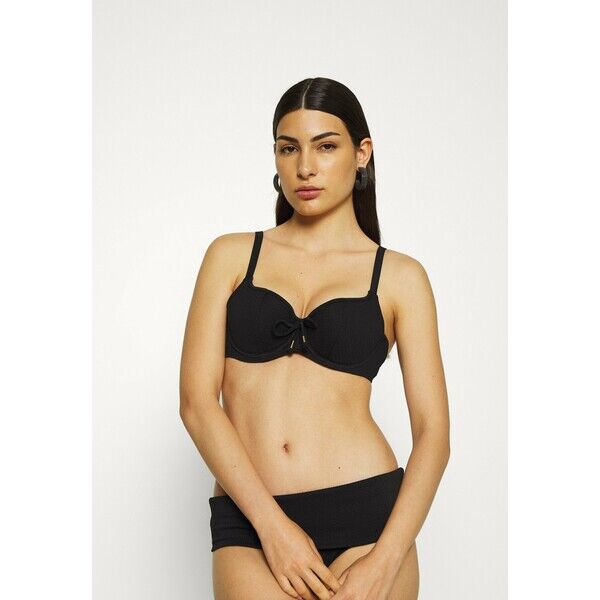 Pour Moi SOL BEACH SWEETHEART LIGHTLY PADDED UNDERWIRED TOP Góra od bikini black POJ81J015