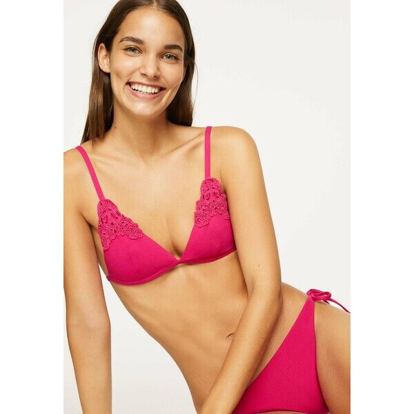 OYSHO Góra od bikini neon pink OY181J06H