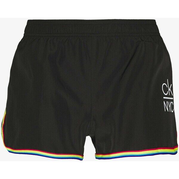 Calvin Klein Swimwear PRIDE EDIT Dół od bikini black C1781H013