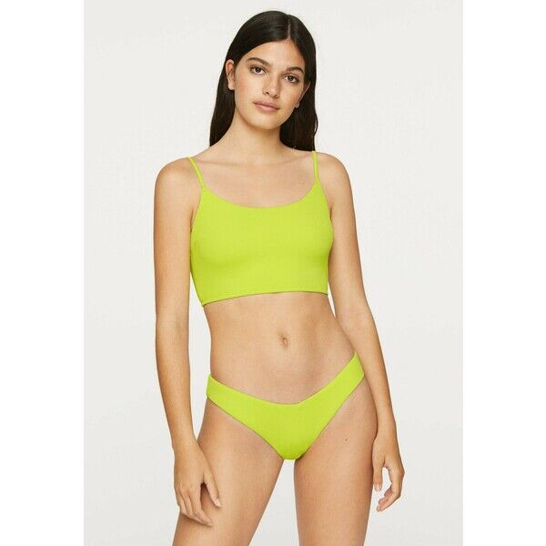 OYSHO FLUORESCENT BIKINI TOP Góra od bikini neon yellow OY181J072