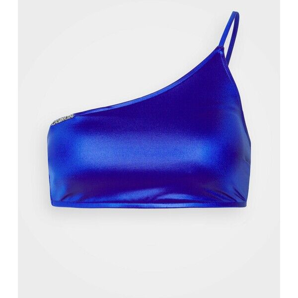 Calvin Klein Swimwear CORE ESSENTIALS ONE SHOULDER Góra od bikini sapphire blue C1781J02C