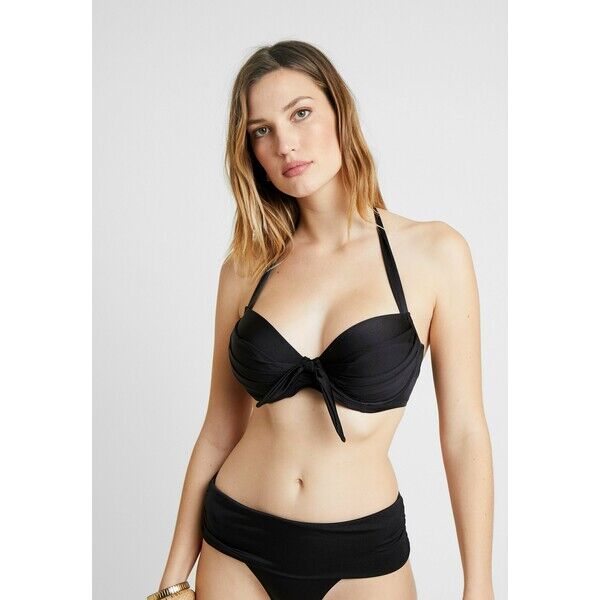 Pour Moi AZURE HALTER LIGHTLY PADDED UNDERWIRED Góra od bikini black POJ81J00I-Q11