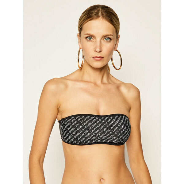 Calvin Klein Swimwear Góra od bikini KW0KW00924 Czarny