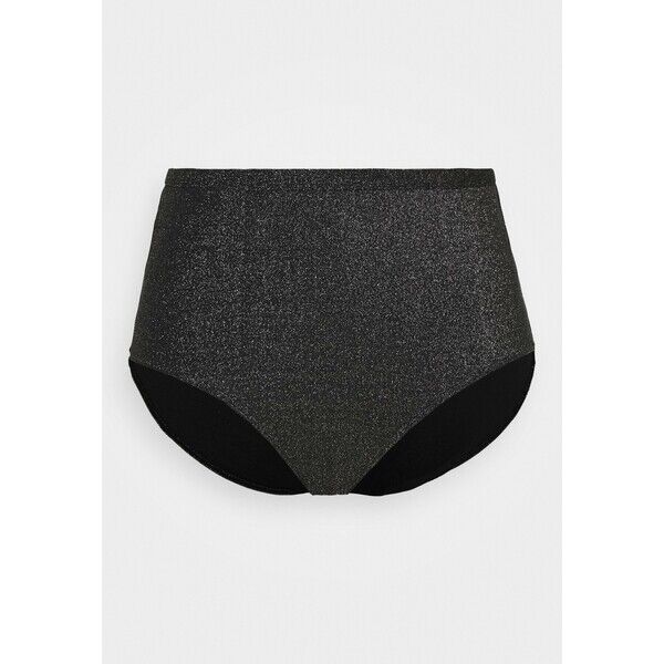 JUNAROSE by VERO MODA JRMILLI HIGHWAISTED BOTTOM Dół od bikini black/silver JR481I00I