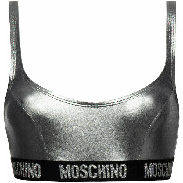 MOSCHINO Underwear & Swim Góra od bikini A6802 2101 Srebrny